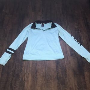 PINK QUARTER ZIP JACKET